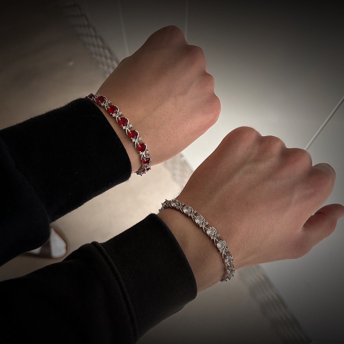 A-Town Bracelet red Stones