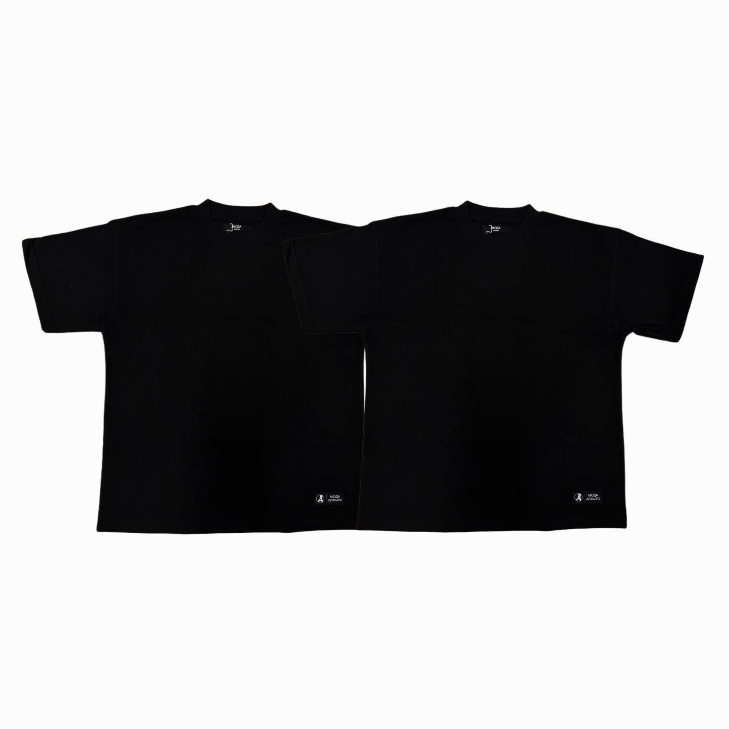 2-pack Black label heavy basic T-shirt