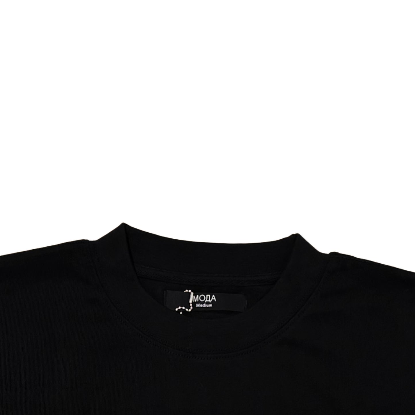 Black label heavy basic T-shirt black