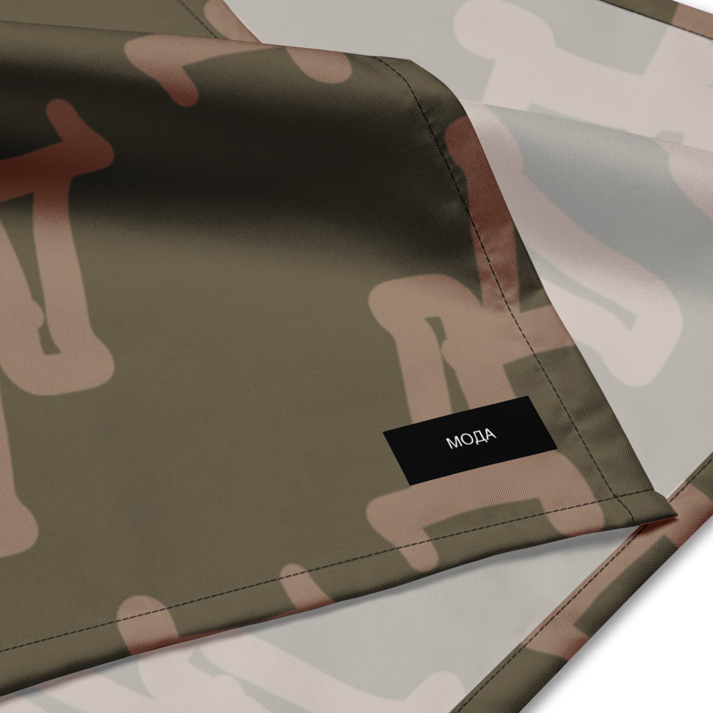 Camo monogram bandana