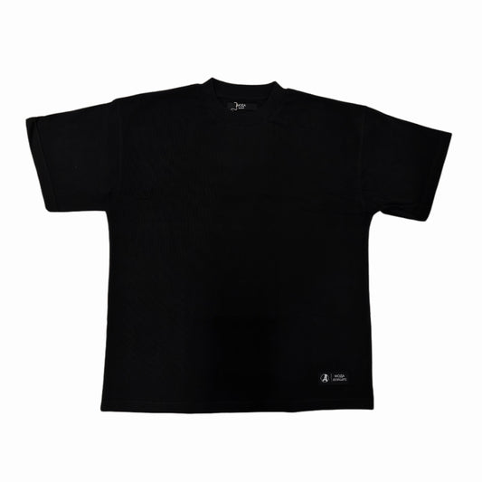 Black label heavy basic T-shirt black