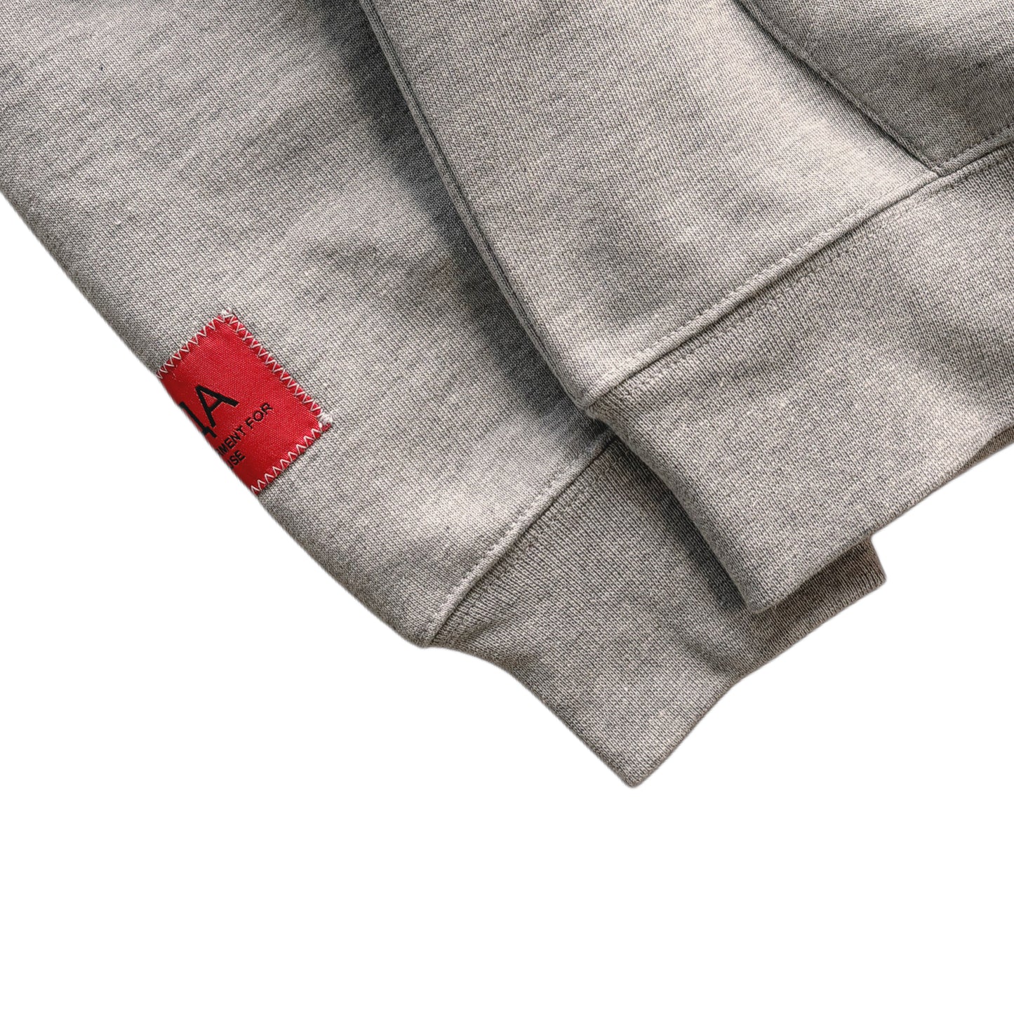 Distressed UNI logo hoodie