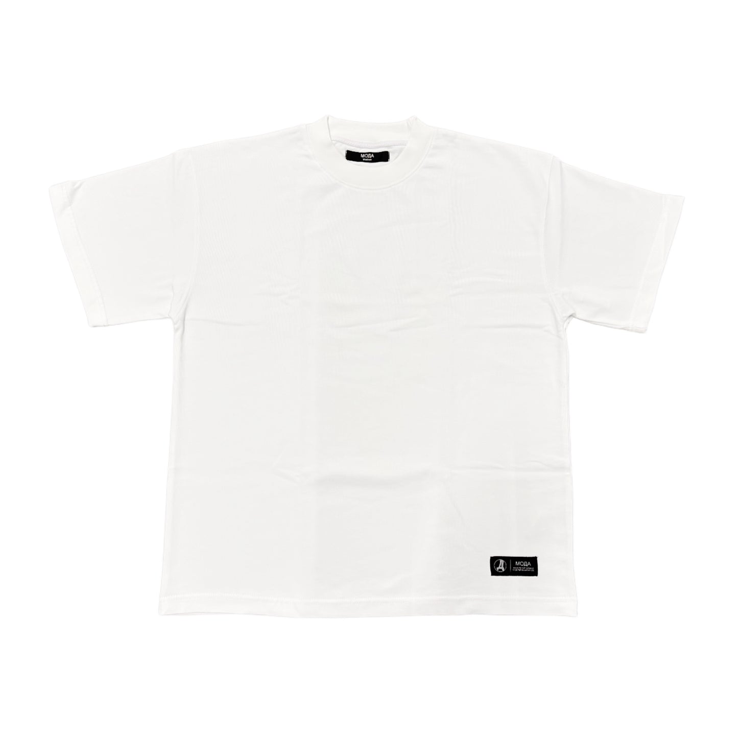 Black label heavy basic T-shirt white