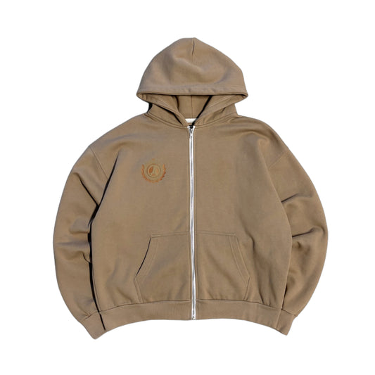 Emblem heavy ziphoodie