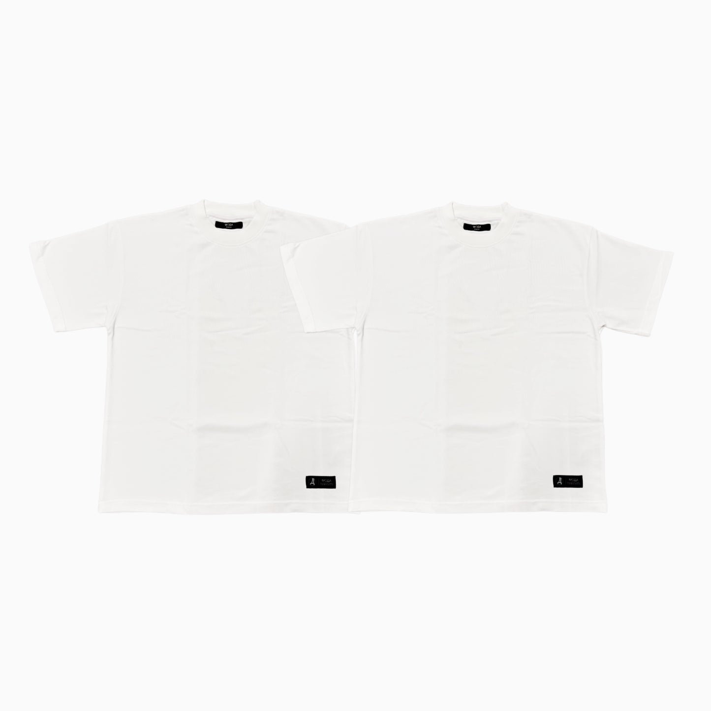 2-pack Black label heavy basic T-shirt